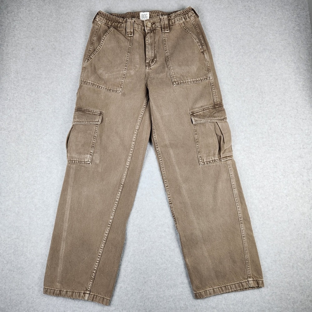 BDG Urban Outfitters Women's Cargo Pants 31x32 Baggy Skater Fit Brown Khaki